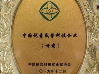 中國優秀民營科技企業（甘肅）